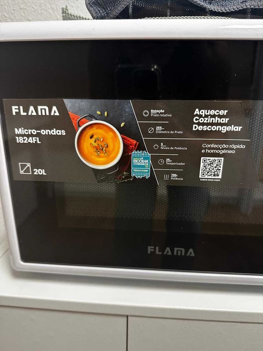 Micro-ondas FLAMA B1824FL 20 L, branco, sem grill