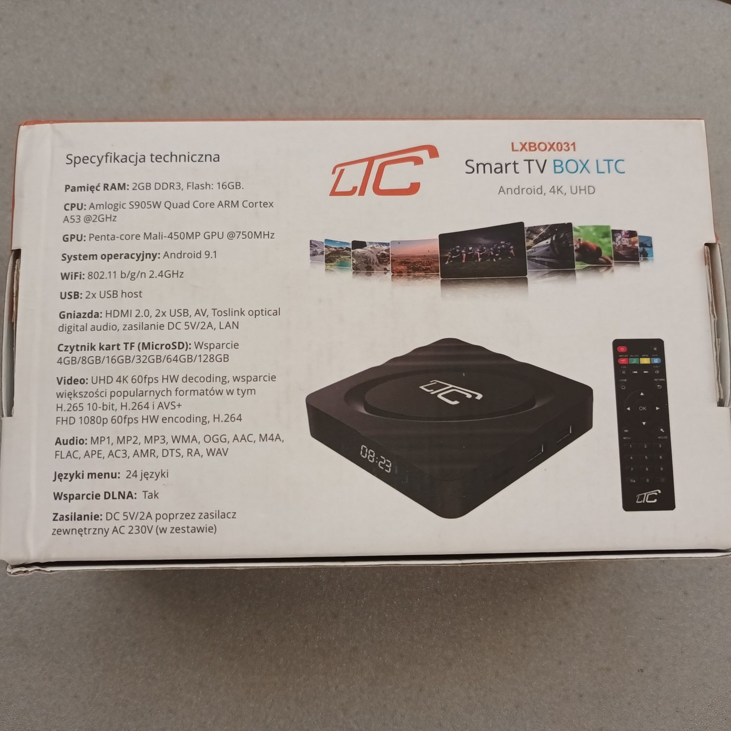 Smart box Tv LTC android 4K LXBOX031