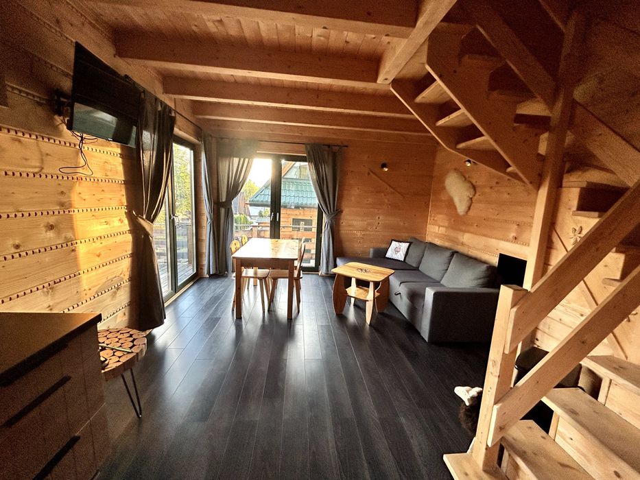 Domek w Tatrach z widokiem na góry , blisko Zakopane , Termy