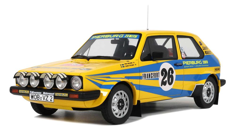 Model 1:18 Otto VW Golf 1 GTI #26 Rally Monte Carlo 1980 Sylvan/Eklund