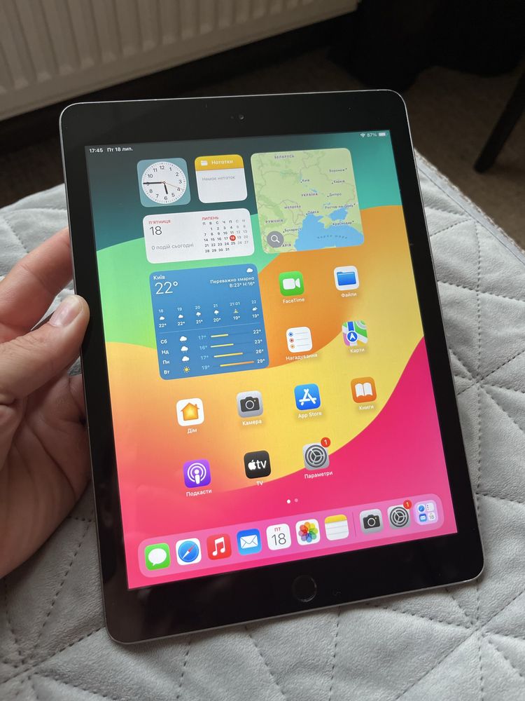 Apple iPad 6 покоління 32Gb модель А1893 АКБ 91%