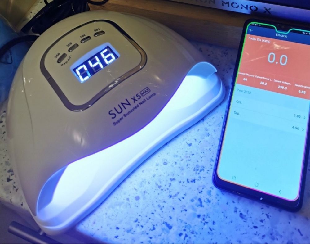 Lampa do Paznokci UV LED 80W Mocna Praktyczna do Hybryd i Żeli