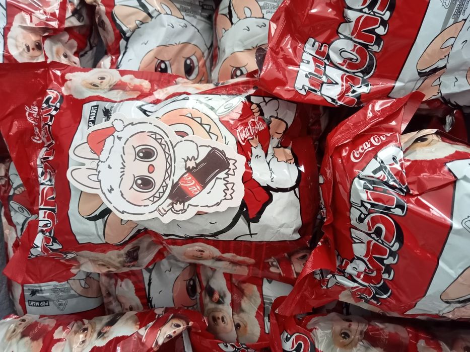 Опт! М'яка іграшка брелок Лабубу Labubu серія Кока кола