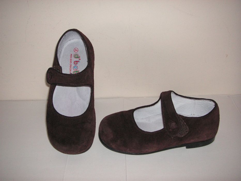 Sapatos Camurça Cerimónia T/26 - D´Bebe