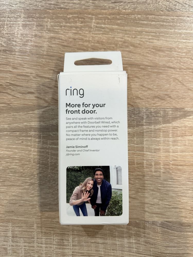 Ring doorbell wired умный домашний звонок