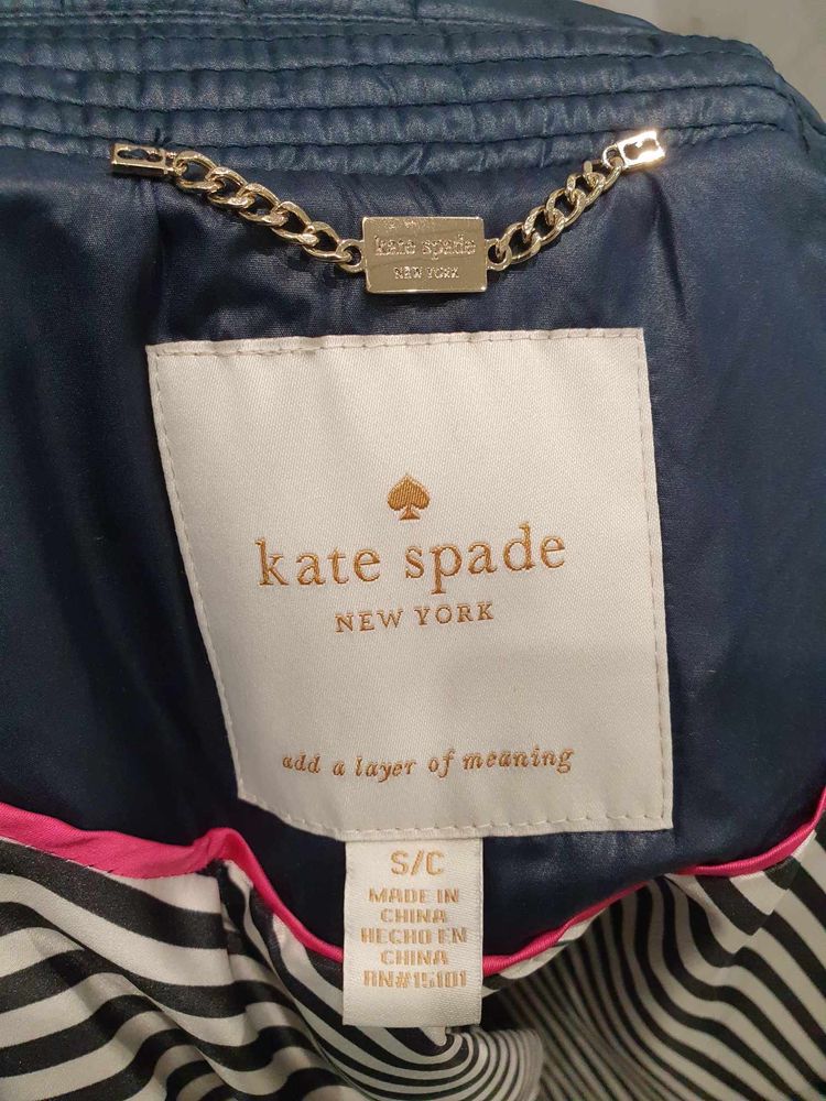 Kate Spade kurtka płaszczyk płaszcz pikowana przejściowa