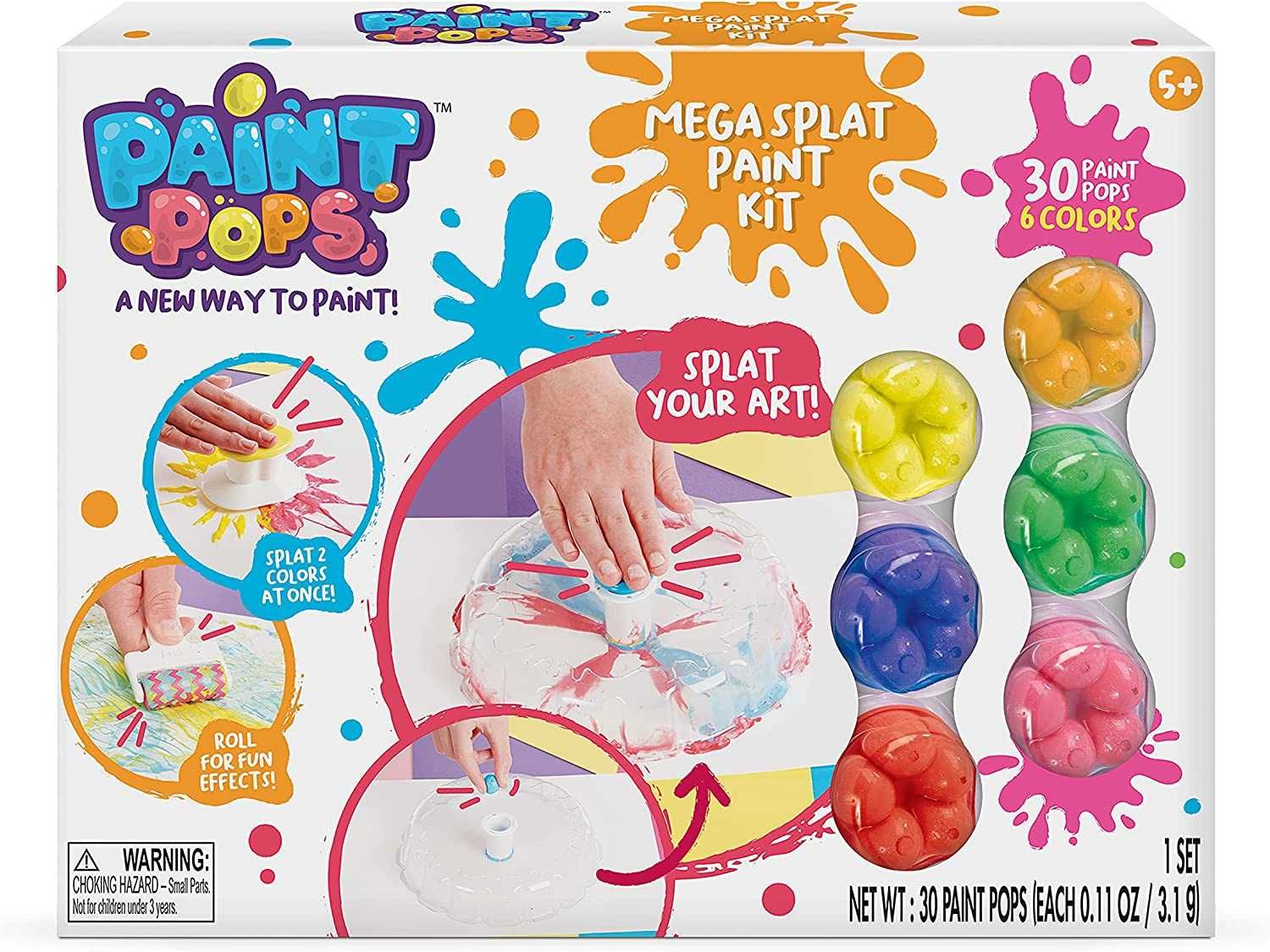 Набор для рисования фарби WowWee Paint Pops Mega Splat Paint Pop Kit