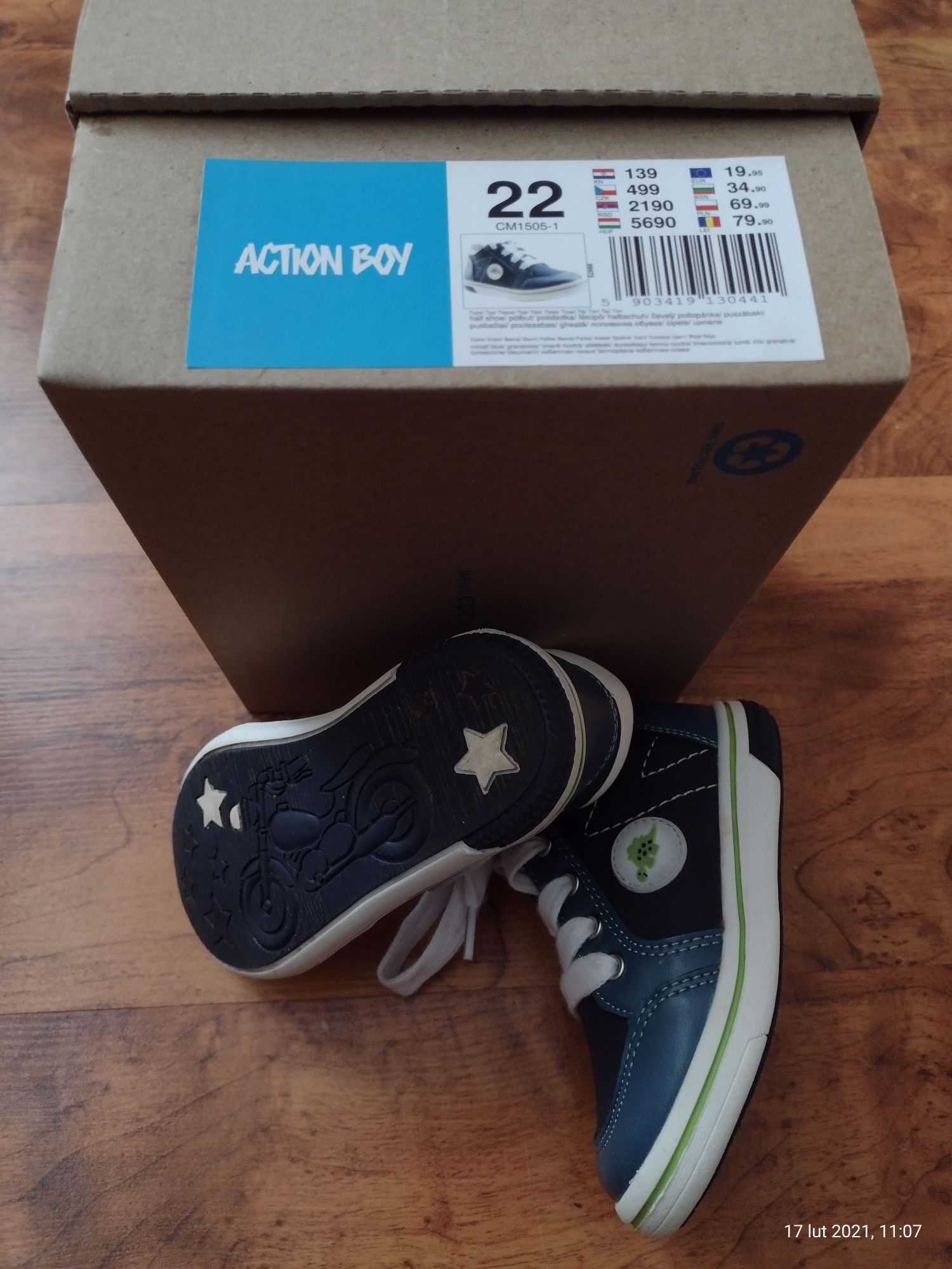 Buty chłopięce Action boy 22