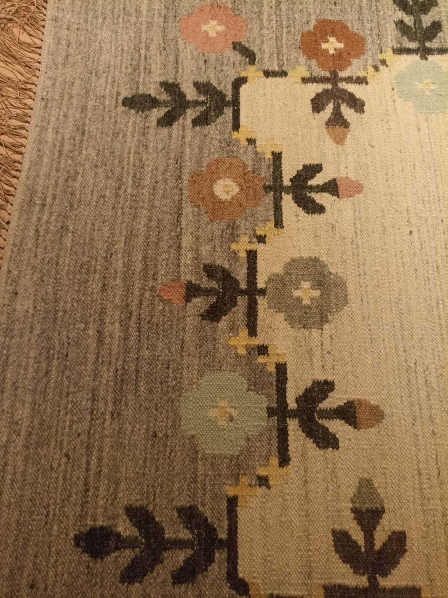 Kilim Różyczka cepelia dywan Januszkowska