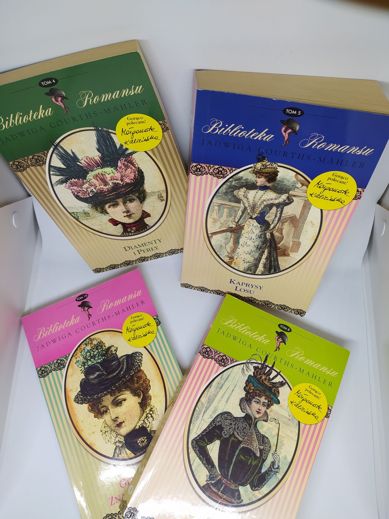 4 książki Biblioteka romansu Jadwiga Courths-Mahler