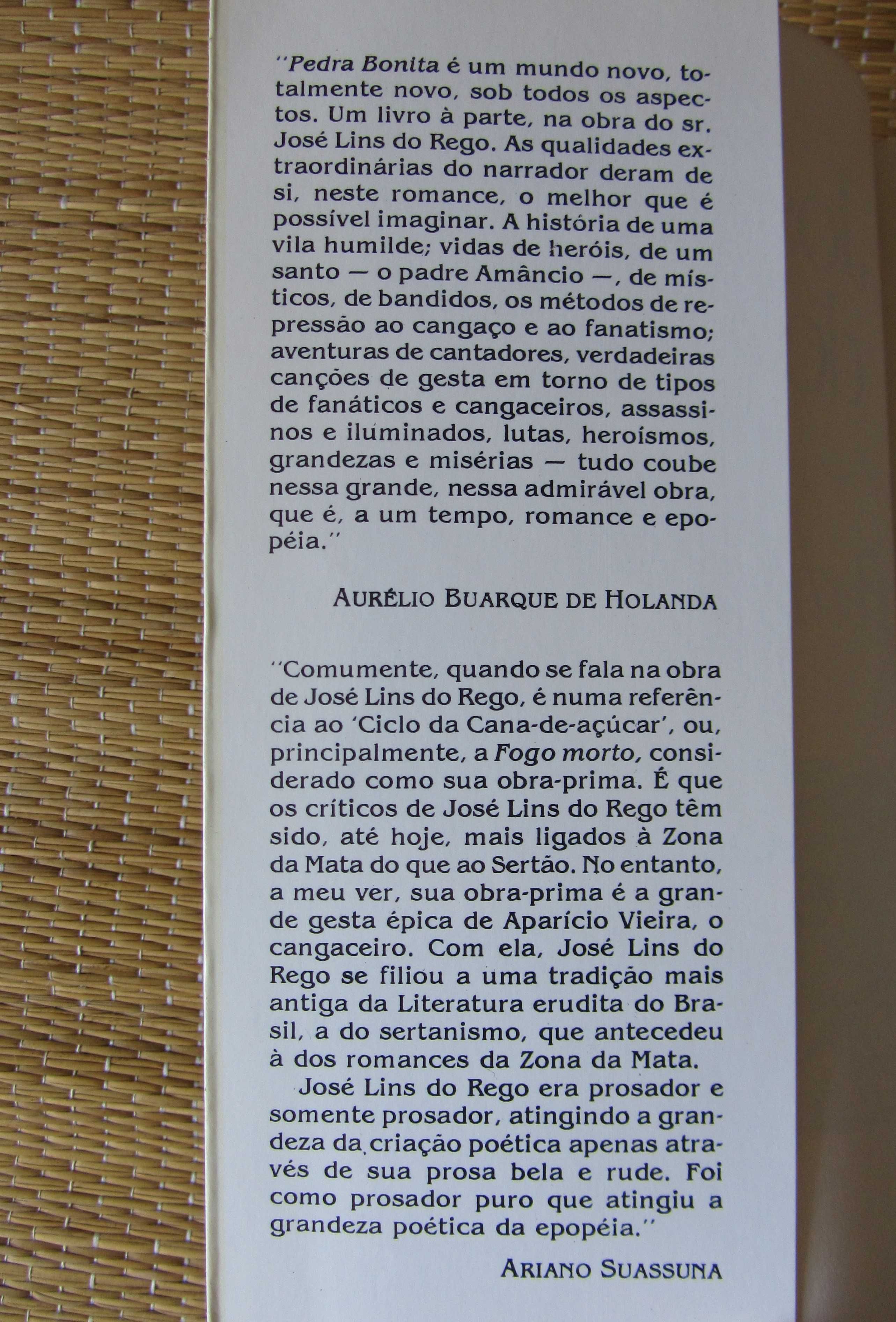 Livro "Pedra Bonita", de José Lins do Rego