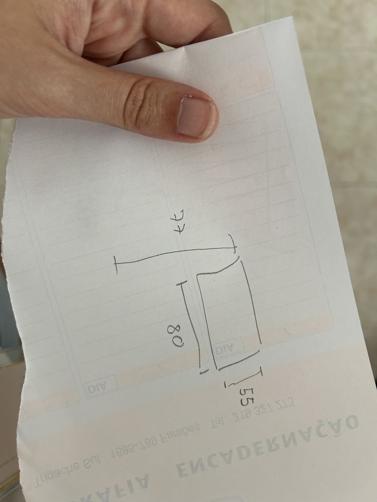 Mesa de secretaria em vidro