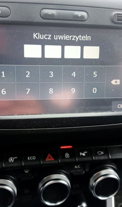 Renault Dacia kod do radia z numeru VIN zdalnie