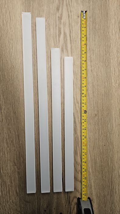 Komplet 4 profili led