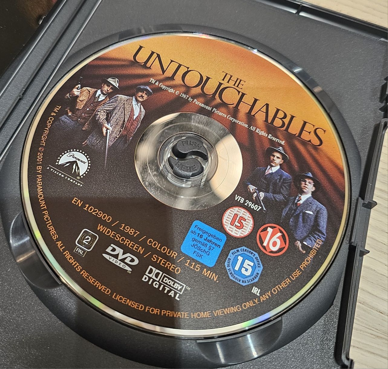 The Untouchables Nietykalni film dvd Brian de Palma