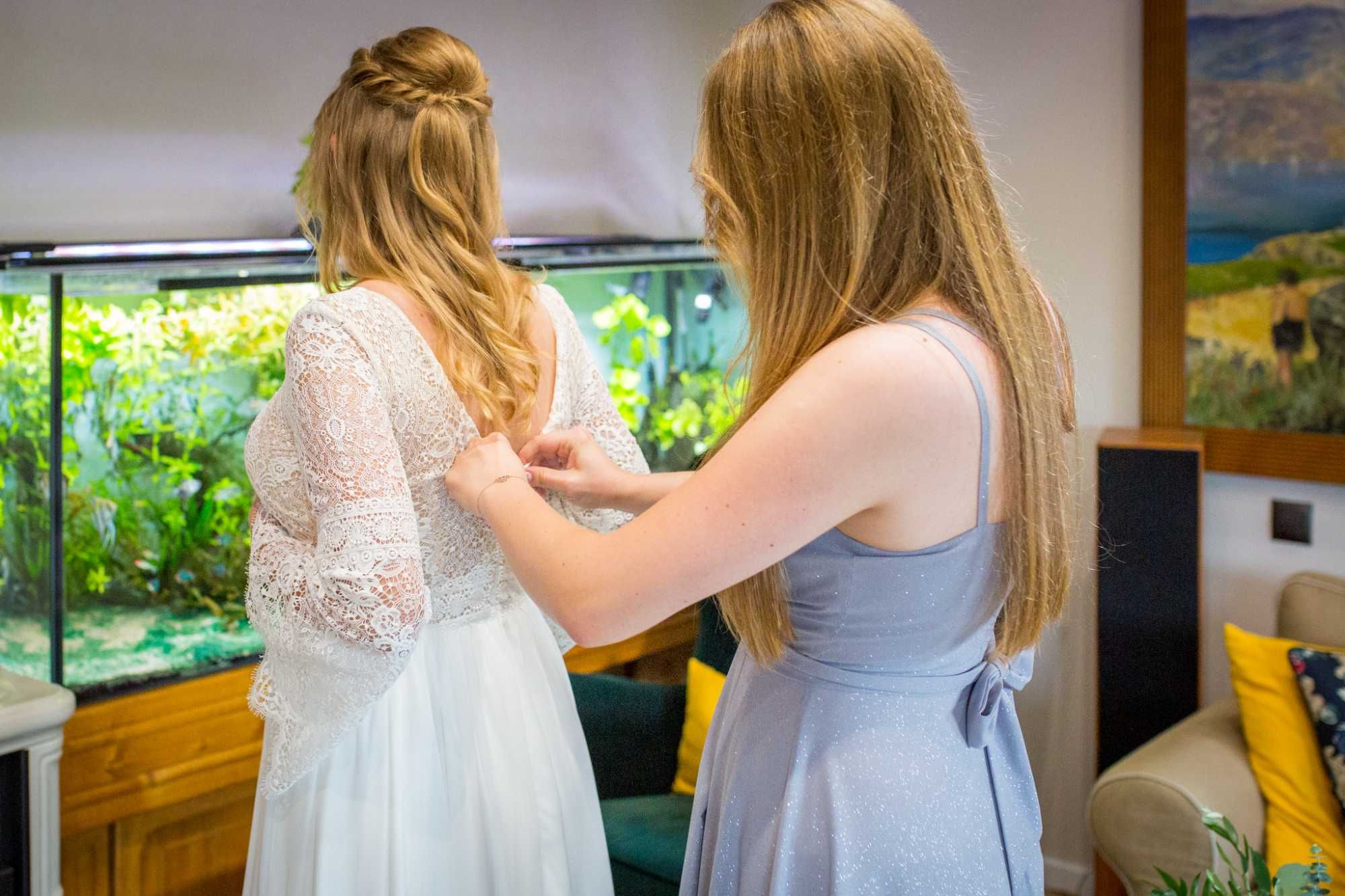 Suknia ślubna boho