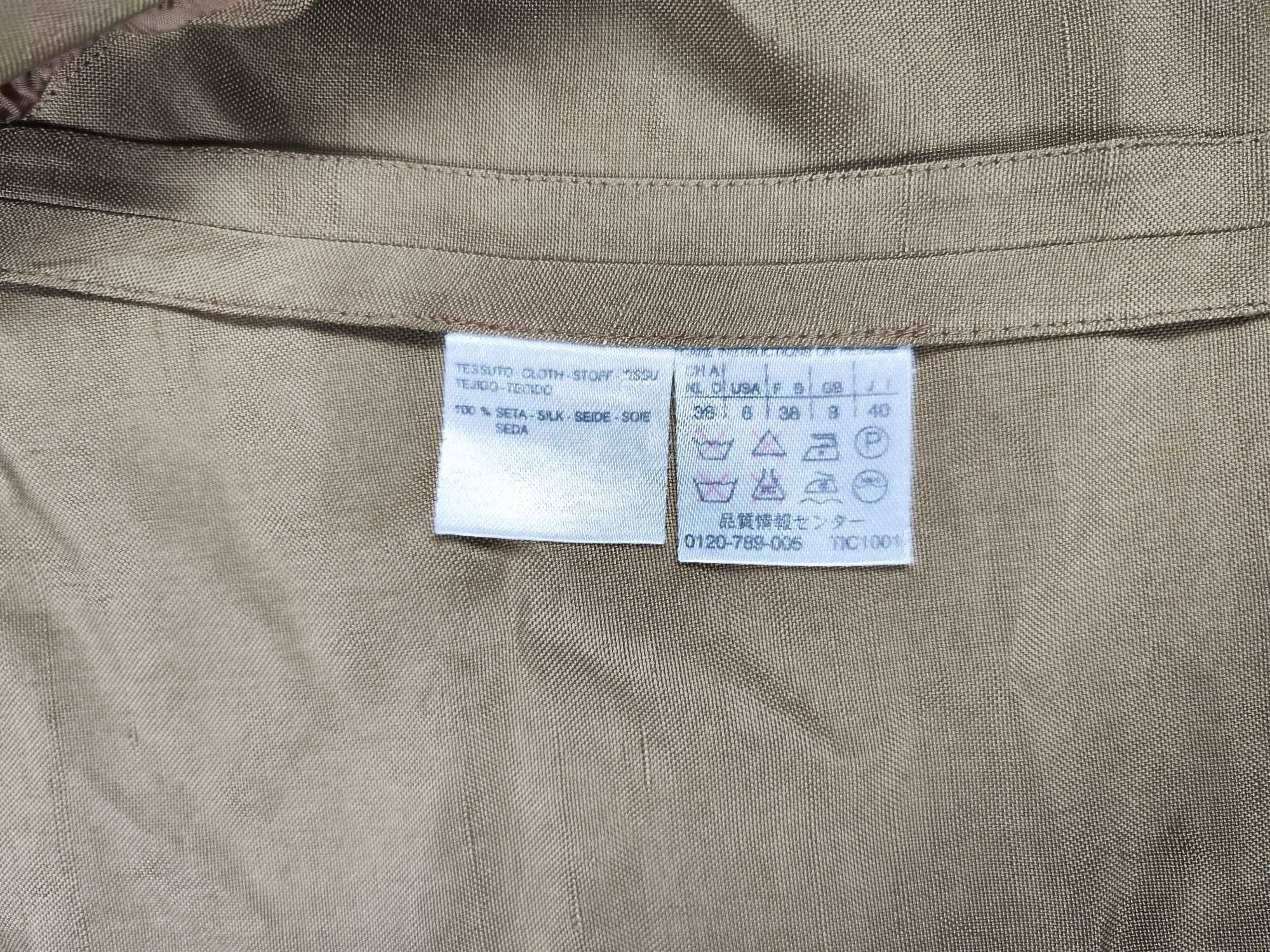 Max Mara jedwabna marynarka r. 38