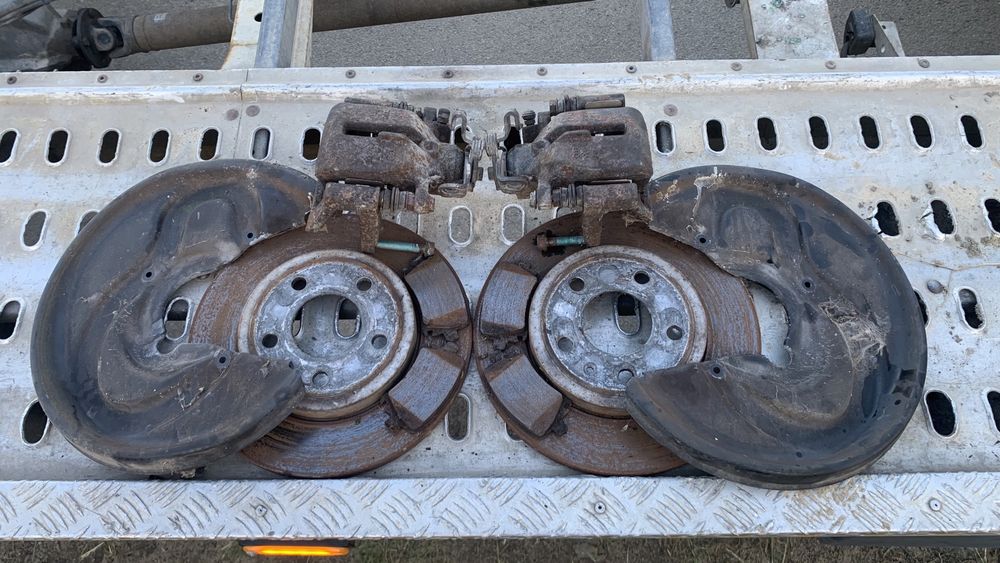 SWAP hamulcy tył na 288mm tarcze zaciski osłony AUDI A4 B6 B7 Exeo