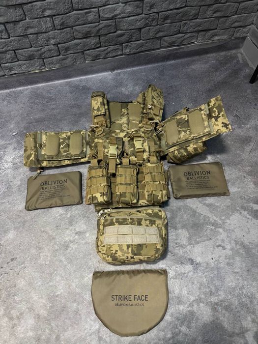 Оригинал плитоноска штурмовая М7 пиксель, бронижелет, плитоноска