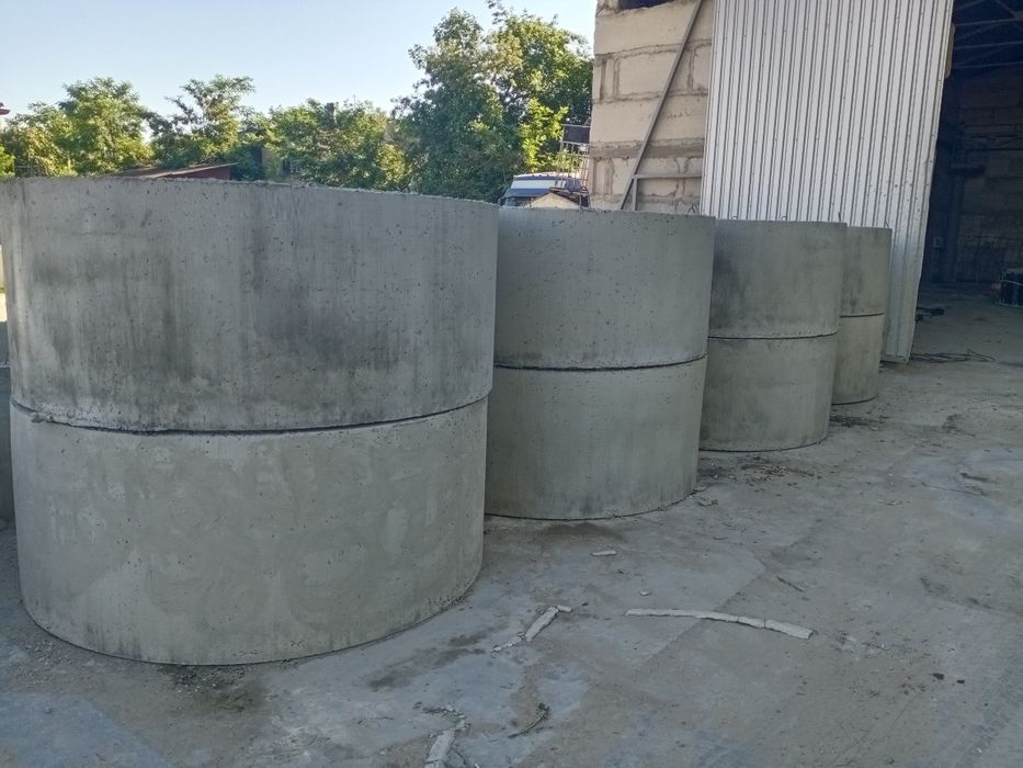 Бетонные кольца, крышки ,блоки от производителя.