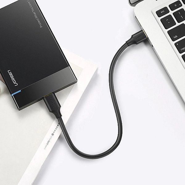 Ugreen kabel przewód Usb-a 3.0 - Micro Usb-b SuperSpeed 5Gb/s 1m czarn