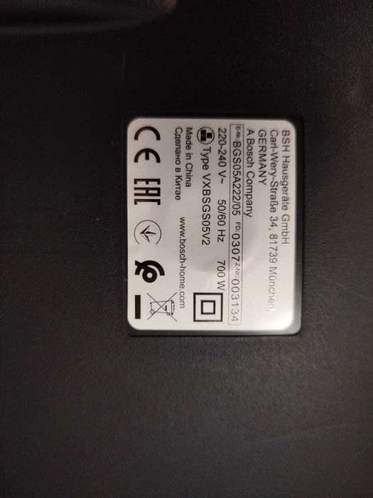 Aspirador sem Saco BOSCH Série 2 Parquet