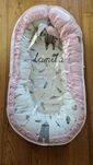 Kokon Niemowlęcy ze śpiworkiem - Lanila Velvet Pink Pure