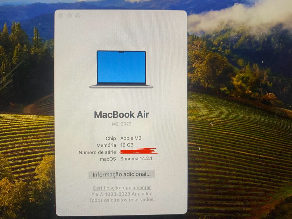 MacBook Air M2 16GB ( praticamente novo) com garantia