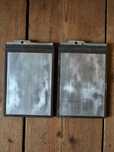 2 Kasety do aparatu wielkoformatowego 13x18 metalowe