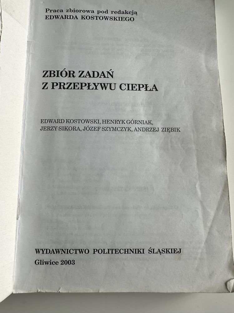 Zbiór zadań z przepływu ciepła Edward Kostowski 2003