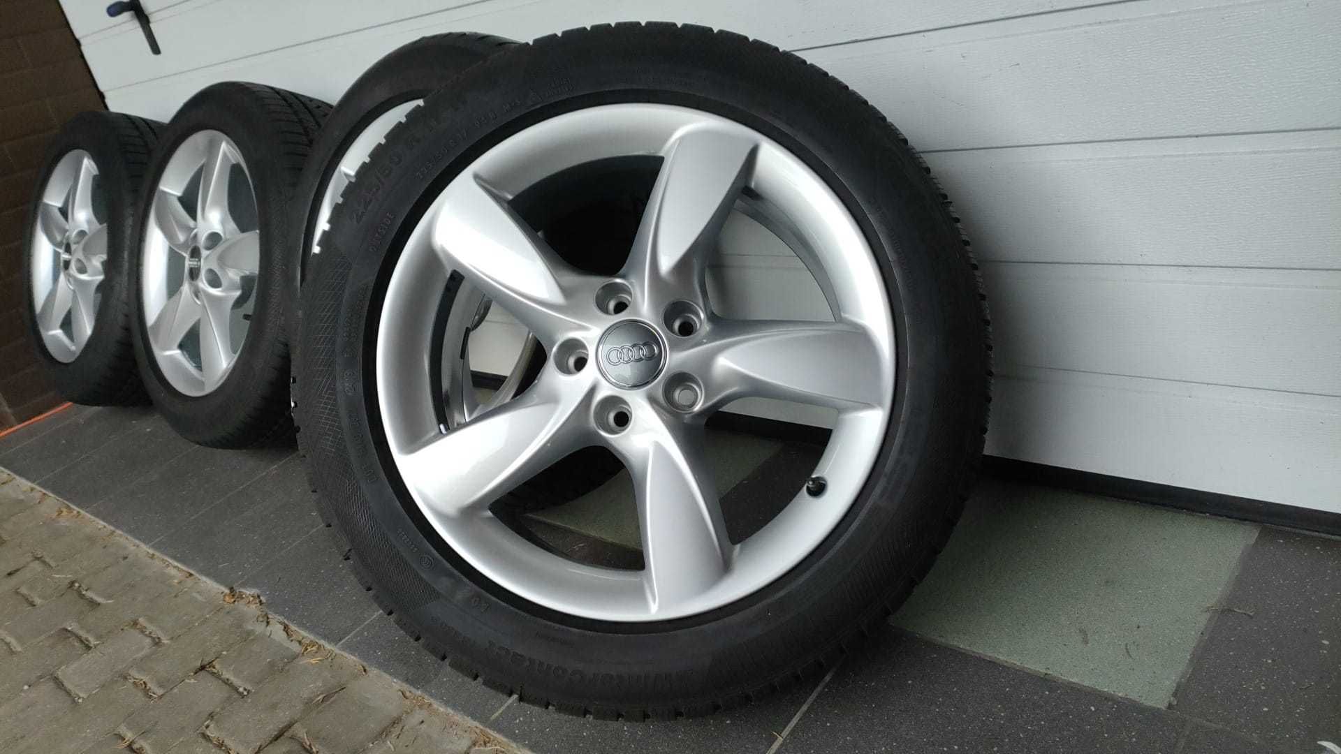 Koła Audi A4 A6 Vw Skoda 17"opony zima 225/50/17 Continental (OL1511)