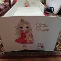 Ліжко Little Princess для дівчинки 80*170 з матрацом