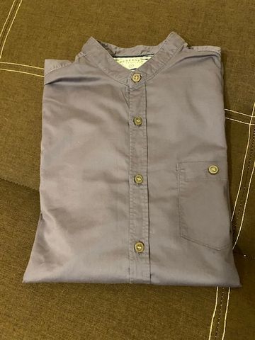 Reserved koszula męska S fioletowa bawełna 100%