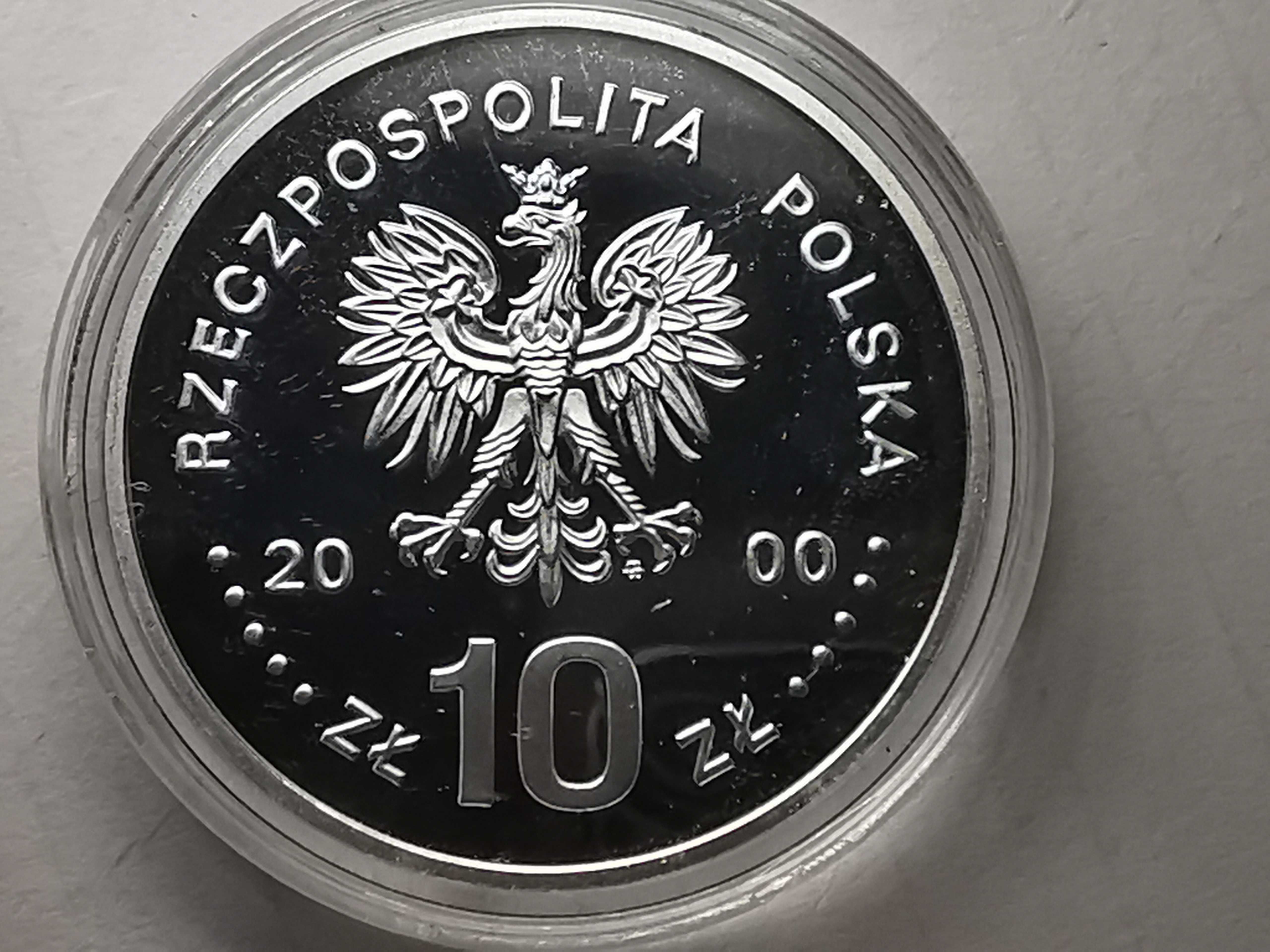 Moneta Jan II Kazimierz półpostać - Lustrzanka 10zł