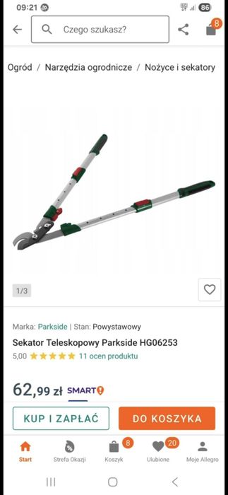 Sprzedam sekator ogrodowy