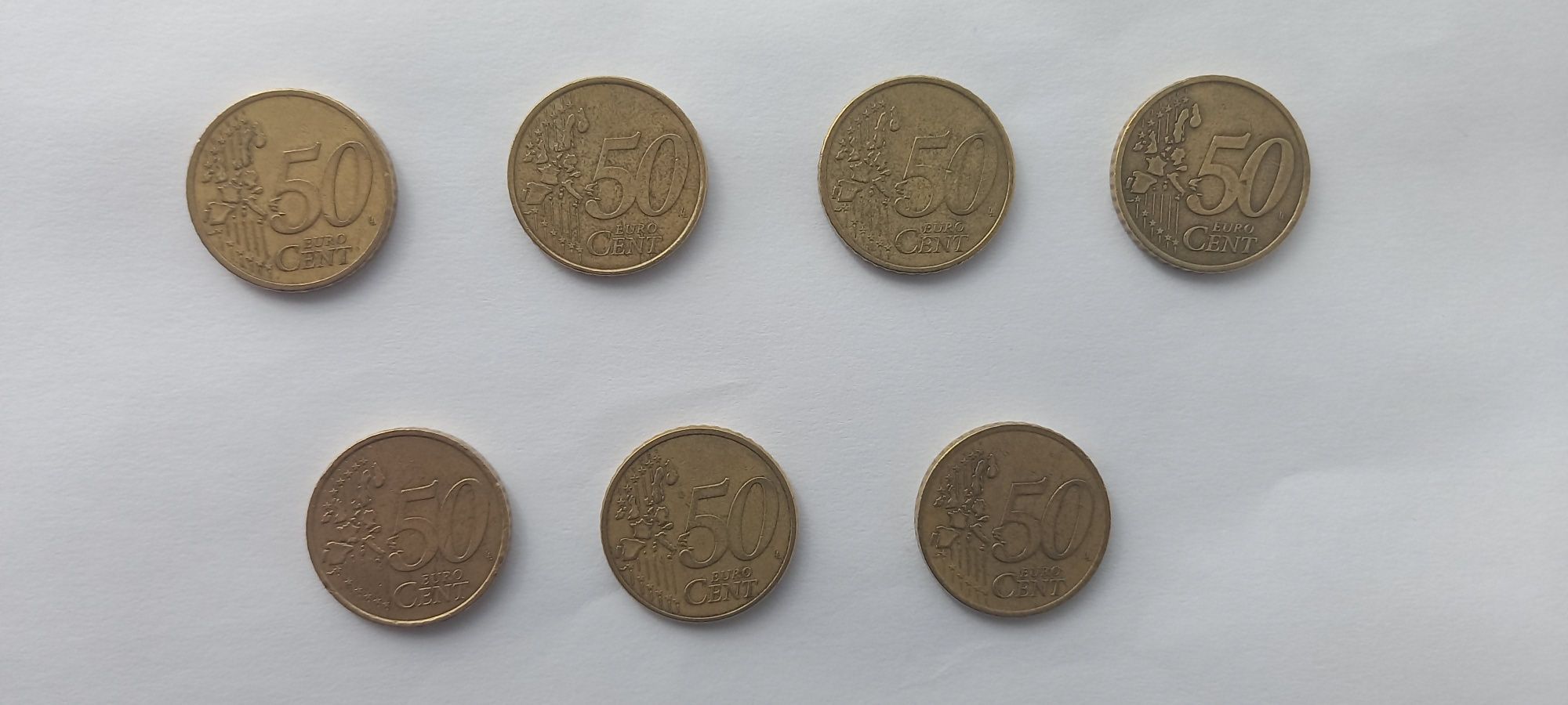 50 евроцентів Німеччина 2002 2003 2004