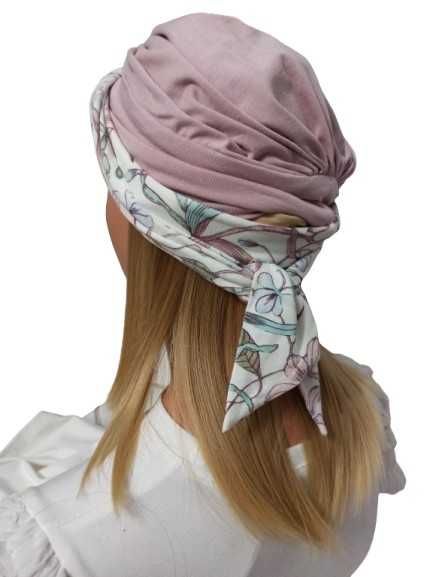 Włosy naturalne słowiańskie na opasce pod chustę, turban kapelusz
