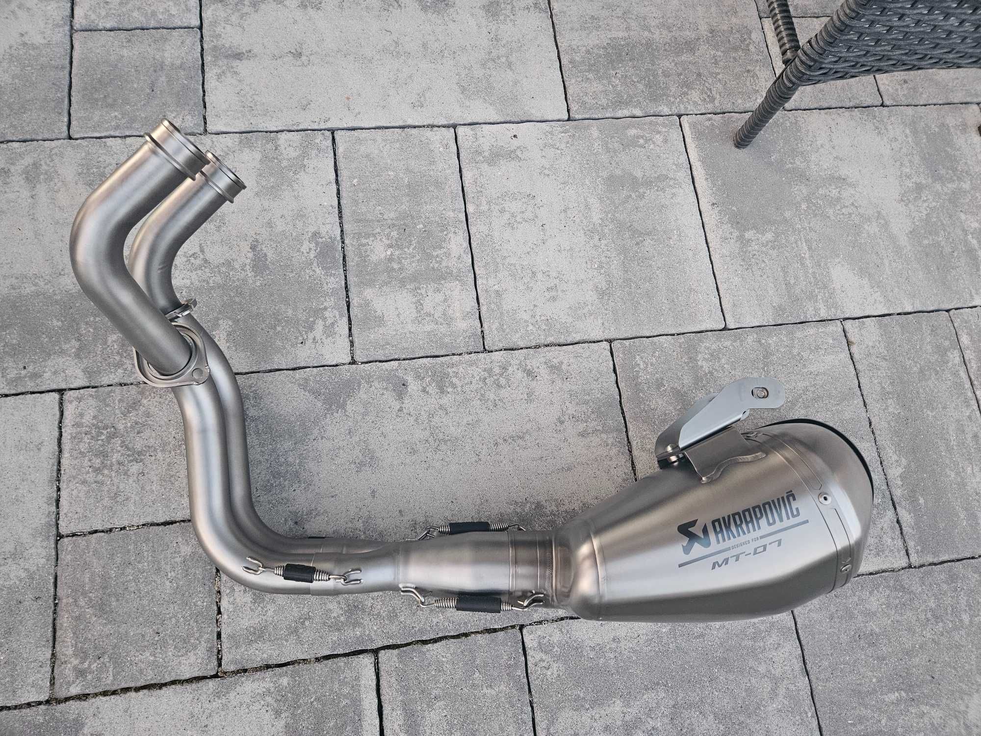 Yamaha MT07 MT-07 XSR 700 Tracer 7 700 Tłumik Wydech Akrapovic 2013-24