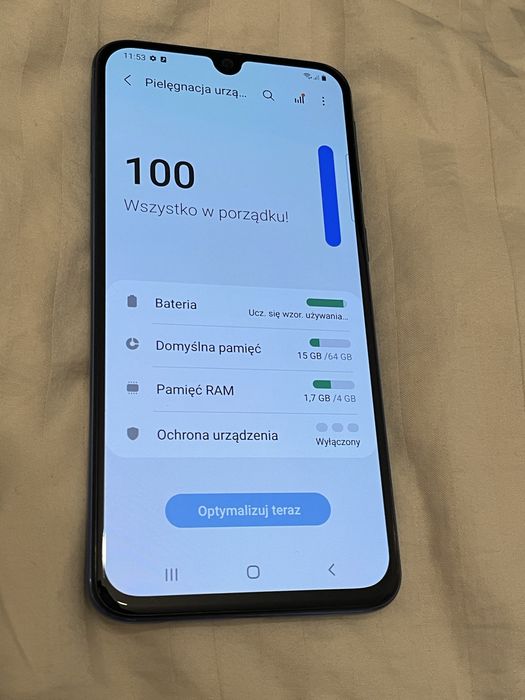 Telefon Samsung Galaxy A40 niebieski android 11 dwie karty sim 4G