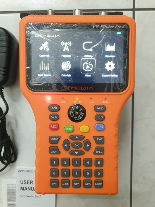 Прибор для настройки антенн GTmedia V8 Finder PRO 2 satfinder видео