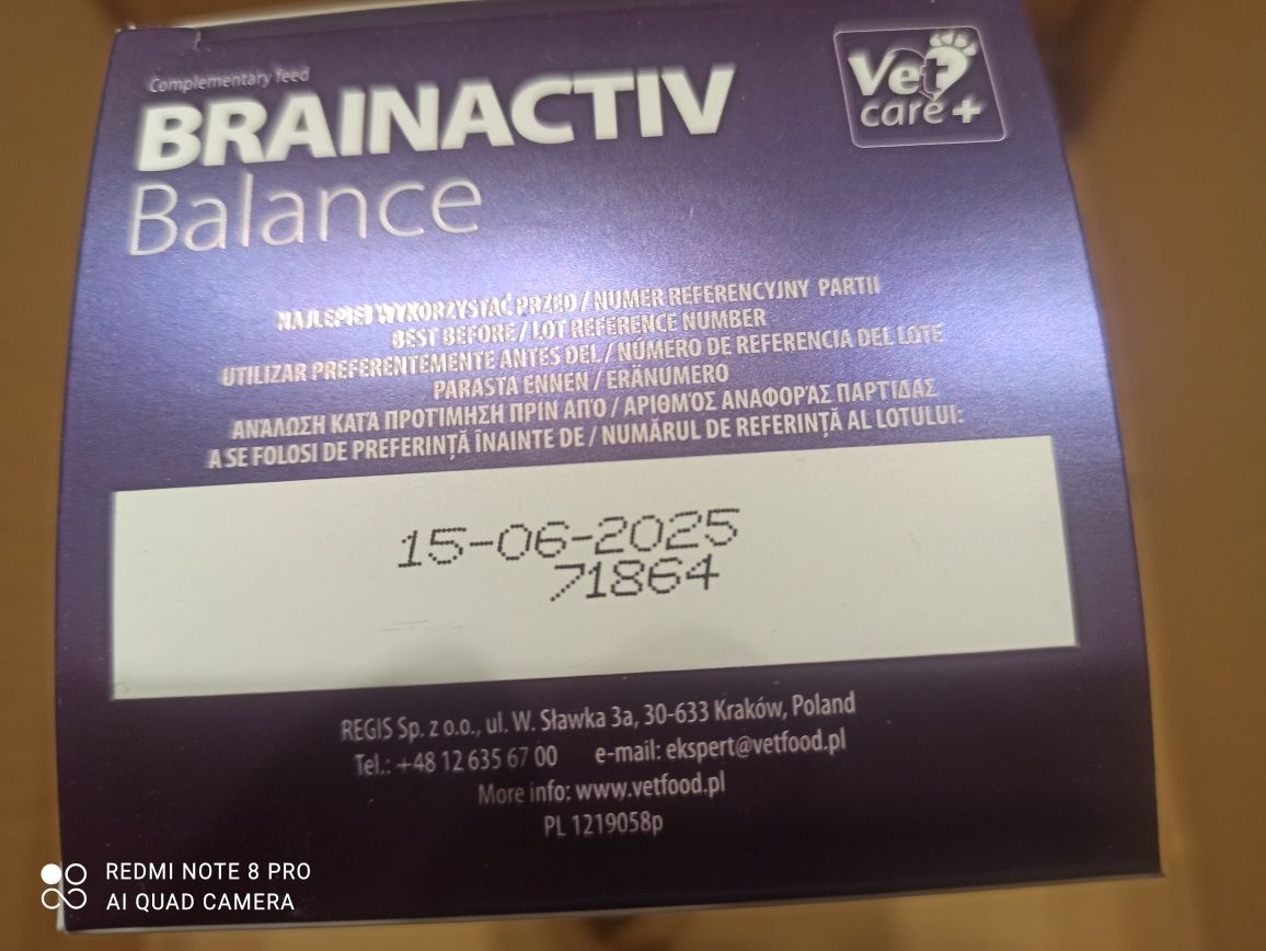 Vetfood BrainActive 120 kapsułek