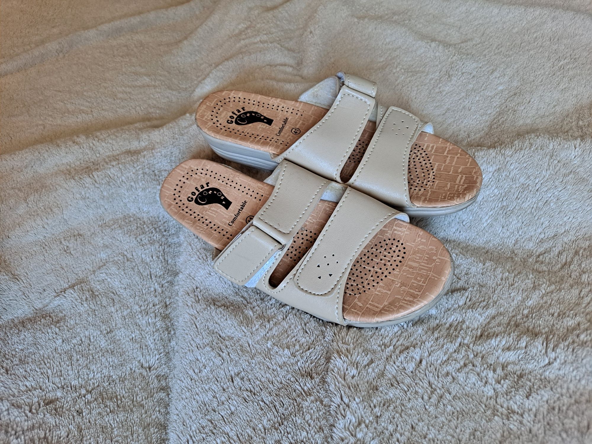 Wygodne klapki Gofar comfort 41