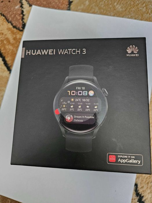 Смарт-годинник Huawei Watch 3 Black