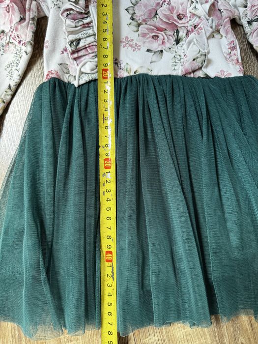 Sukienka dla dziewczynki szyta na zamówienie 86