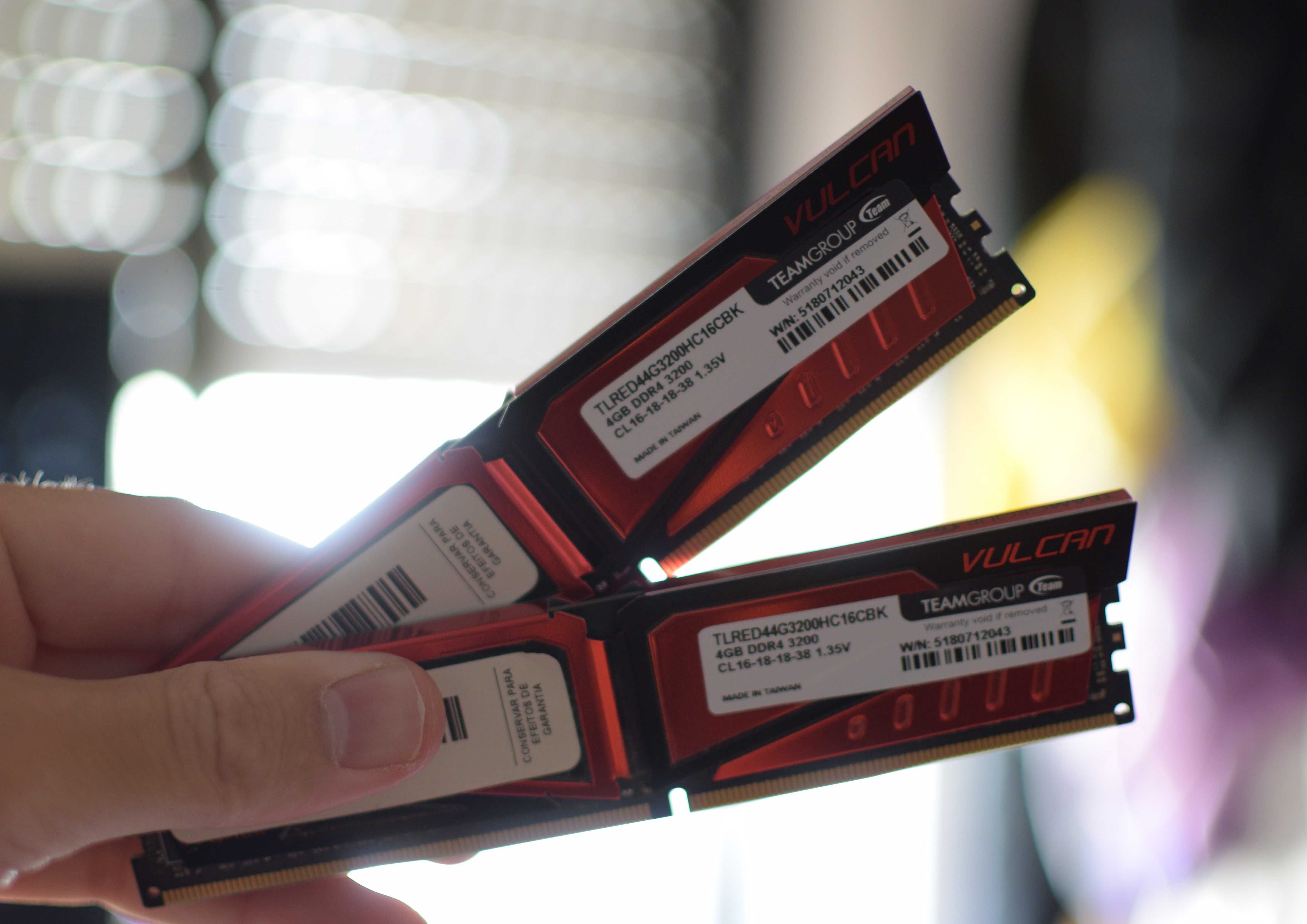 RAM DDR4 TEAMGROUP Vulcan 2x4GB (8GB) 3200MHz CL16 – Usada