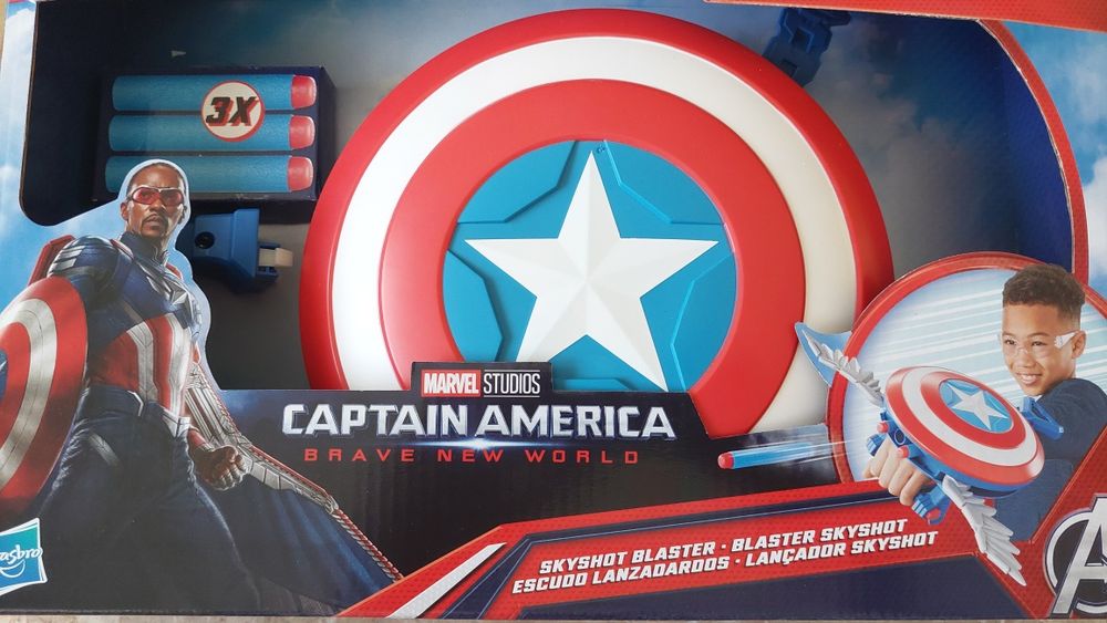 NERF Capitan America. Brave new world.