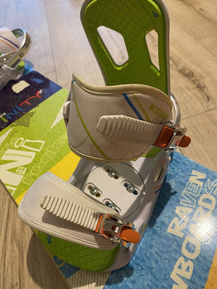 Deska snowboardowa Raven + wiązania