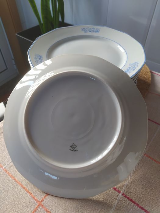 9 pratos vintage "Fábrica Candal"