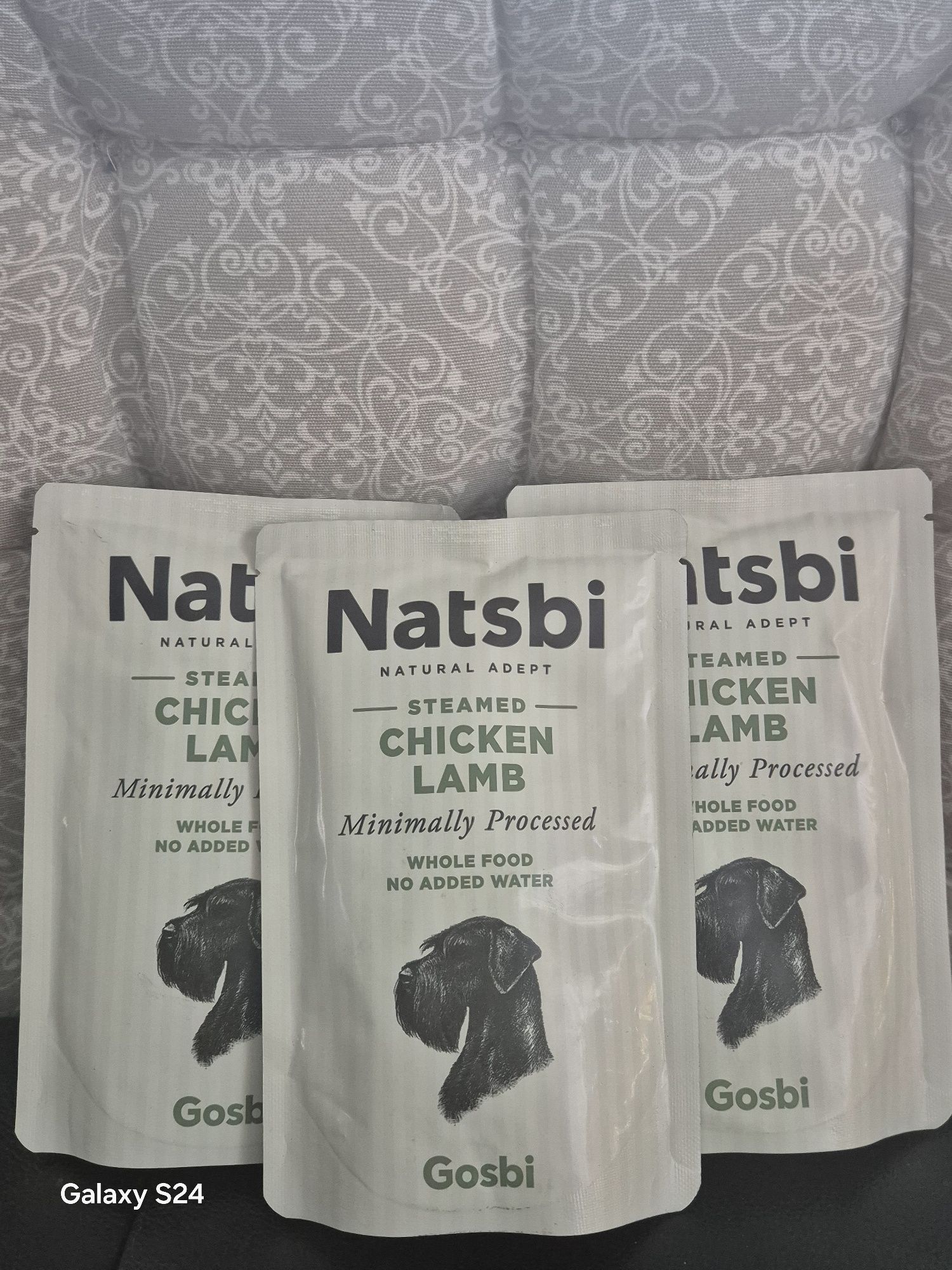 Karma mokra dla psa ćwiczeń lamb firmy  Natsbi