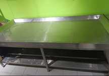 Bancada em inox usada